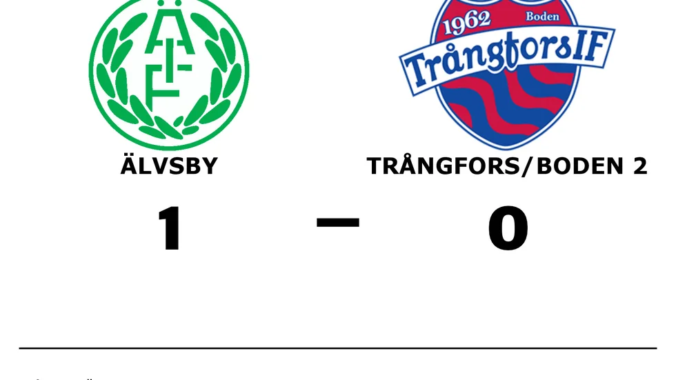 Älvsby IF vann mot Trångfors/Boden 2