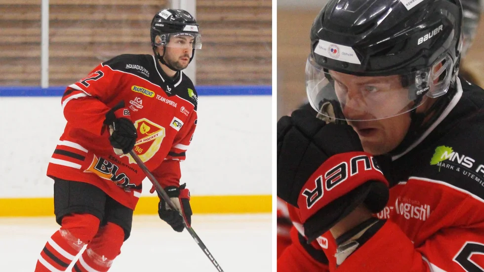 Stor spelaromsättning väntar i Linden efter nedflyttningen. På bilden syns Jesper Andersson och Thom Flodqvist.