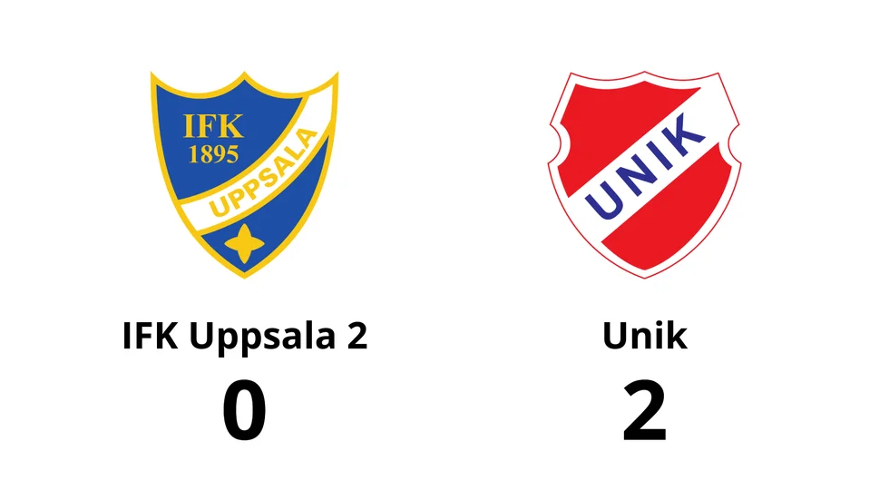 IFK Uppsala 2 förlorade mot Unik FK