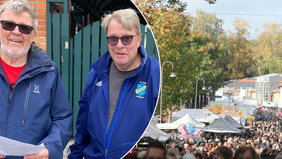 Göte Andersson, som sköter tillståndsbiten, och Håkan Lagerqvist från IK Viljans marknadskommitté, berättar att man i stort sett redan vet vilka 300 knallar som dyker upp den 12 oktober.
Storgatan var förstås knökfull när Strängnäs marknad arrangerades i oktober 2023.