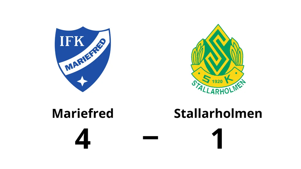 IFK Mariefred vann mot Stallarholmens SK