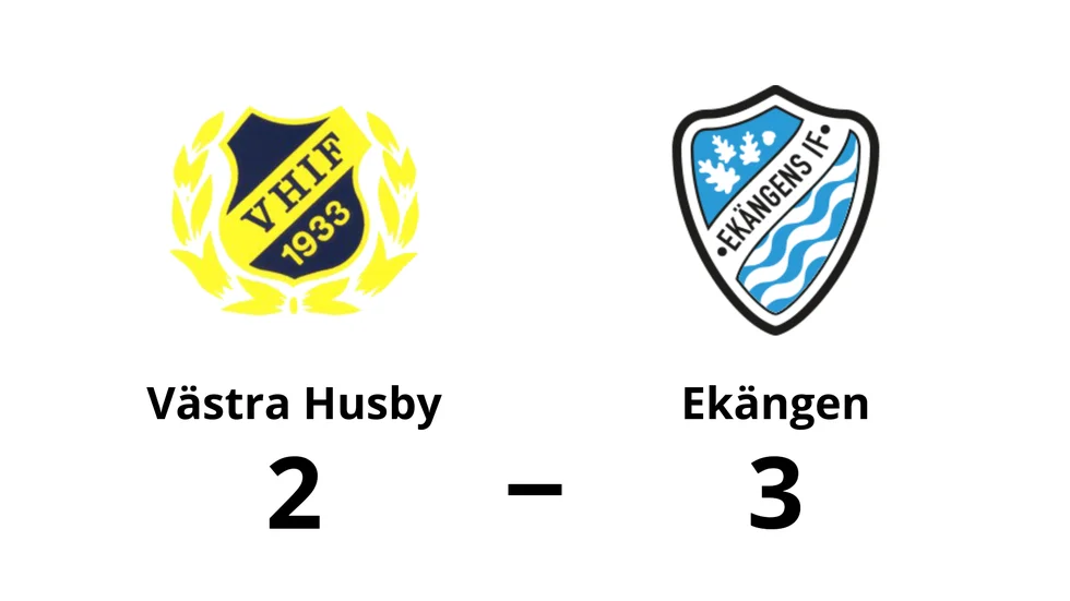 Västra Husby IF förlorade mot Ekängens IF