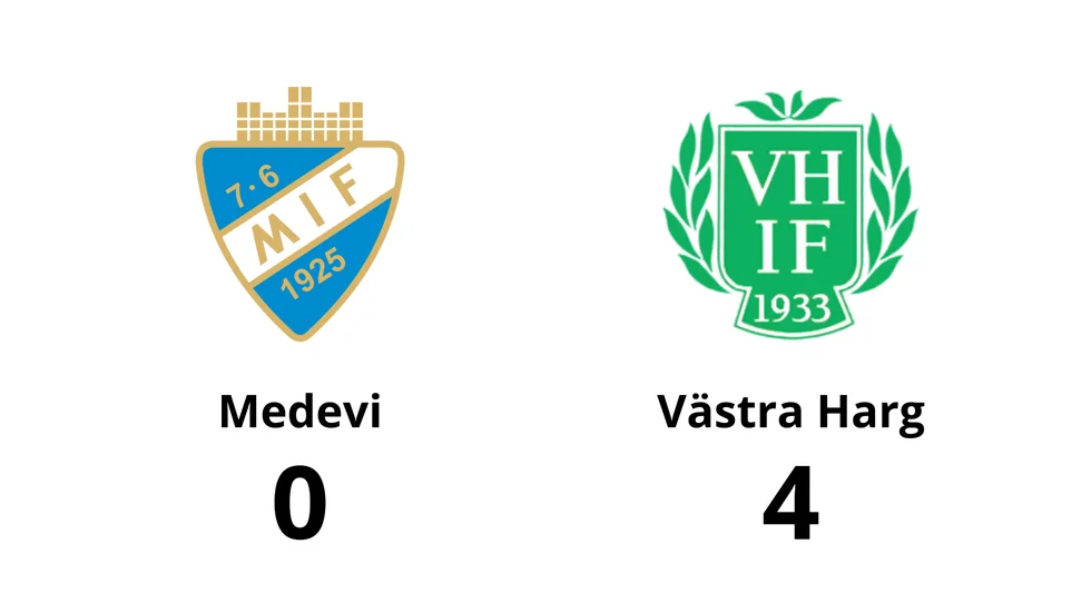 Medevi IF förlorade mot Västra Harg IF