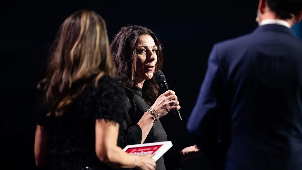 Svenska Fotbollsförbundets generalsekreterare Andrea Möllerberg under Idrottsgalan i januari i år.