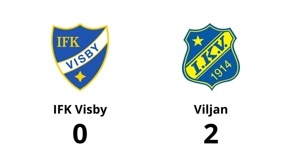 IFK Visby förlorade mot IK Viljan Strängnäs