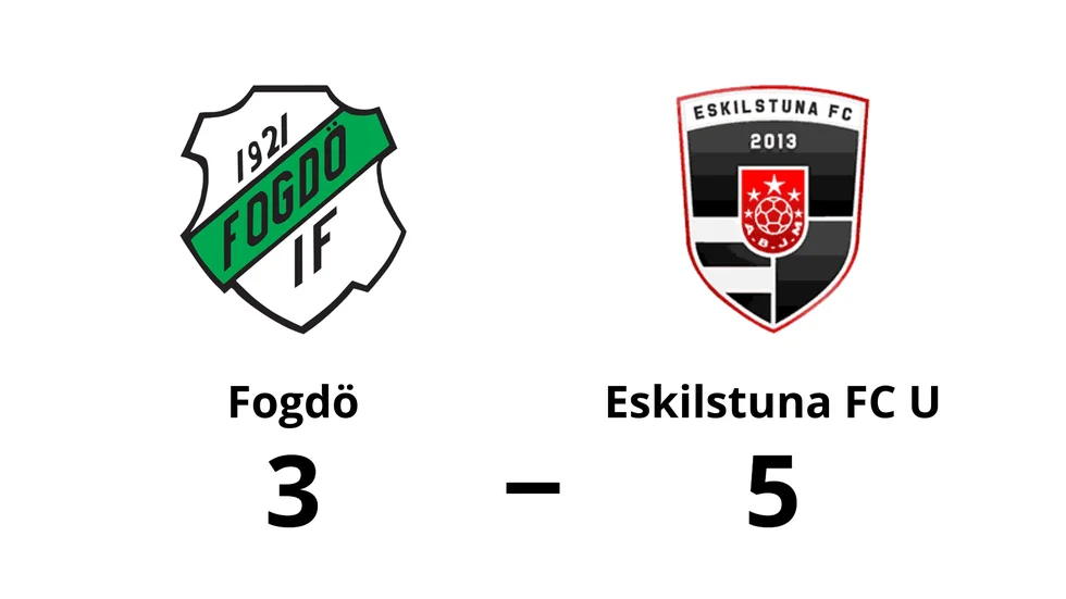 Fogdö IF förlorade mot Eskilstuna FC U