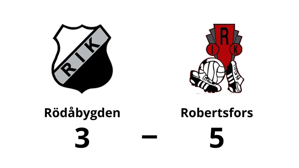 Rödåbygdens IK förlorade mot Robertsfors IK