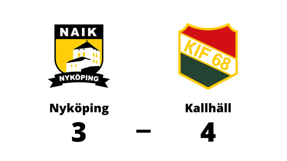Nyköpings AIK förlorade mot Kallhälls IF