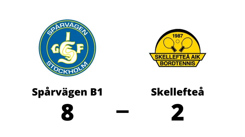 Spårvägens BTK B1 vann mot Skellefteå AIK BTF