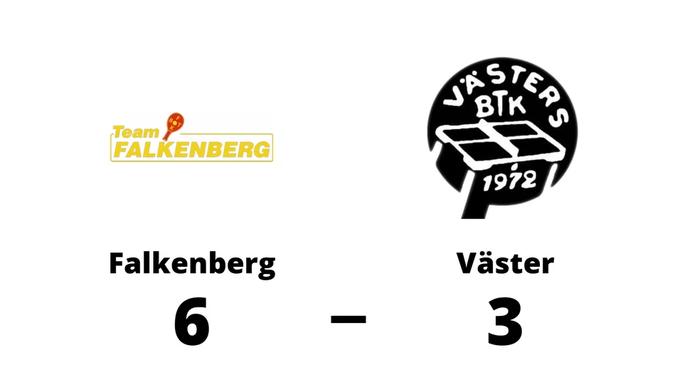 Falkenbergs BTK vann mot Västers BTK
