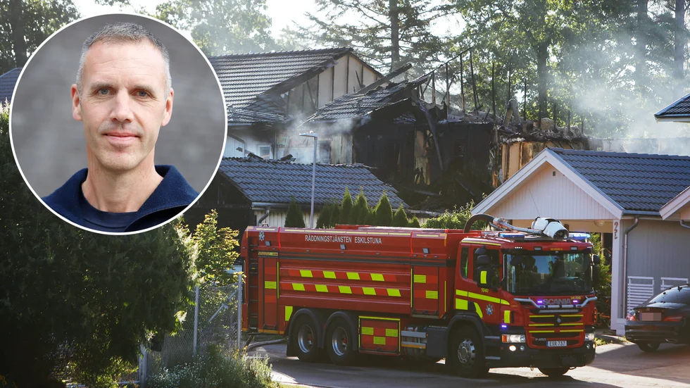 Enligt restvärdeledaren Andreas Karlsson kommer det att ta lång tid innan de två mest brandskadae bostäderna i radhuset blir återställda och inflyttningsklara.