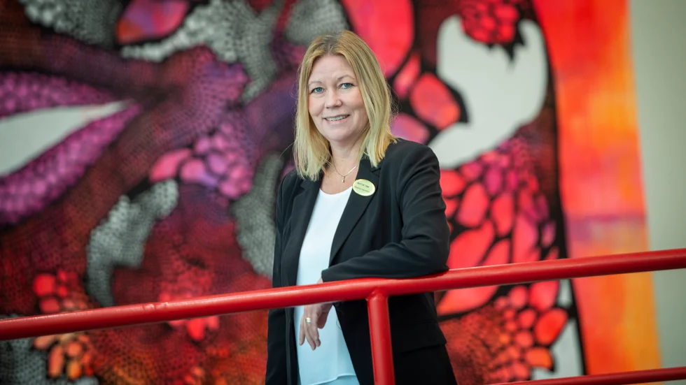 Tina Johansson, rektor på Nyköpings högstadium.