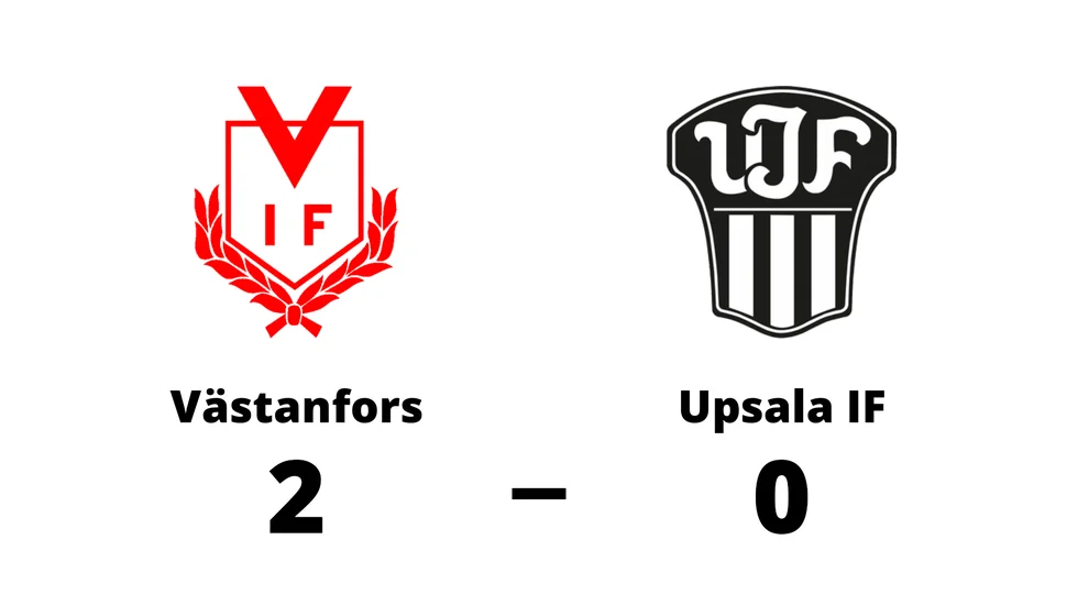 Västanfors vann mot Upsala IF Fotboll