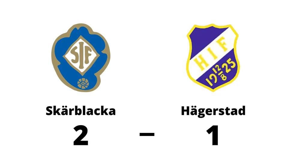 Skärblacka IF vann mot Hägerstads IF