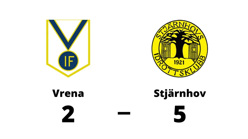 Vrena IF förlorade mot Stjärnhovs IK