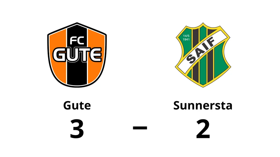 FC Gute vann mot Sunnersta