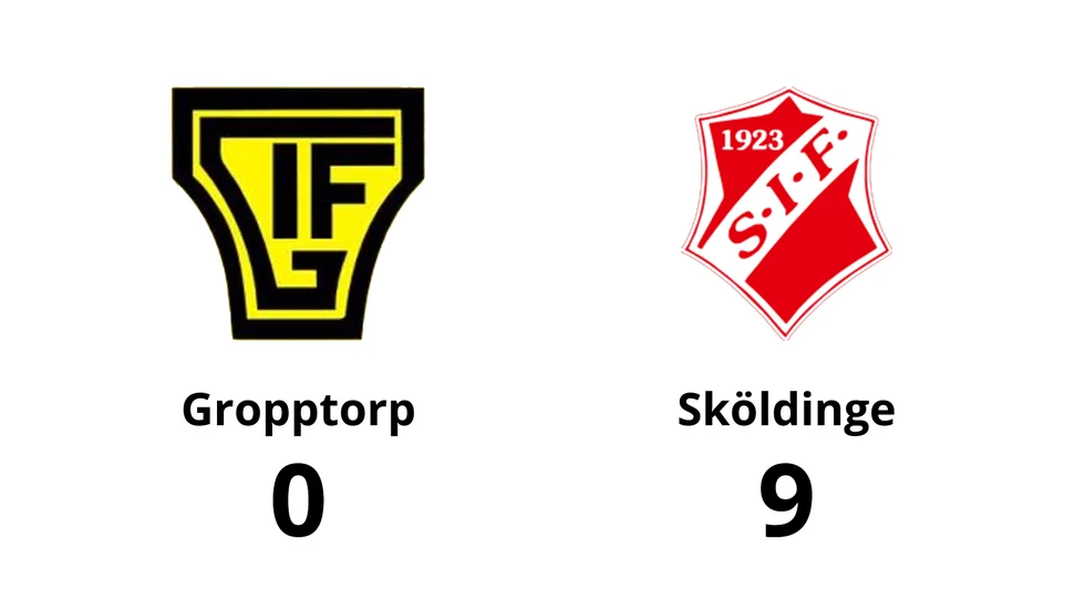Gropptorps IF förlorade mot Sköldinge IF