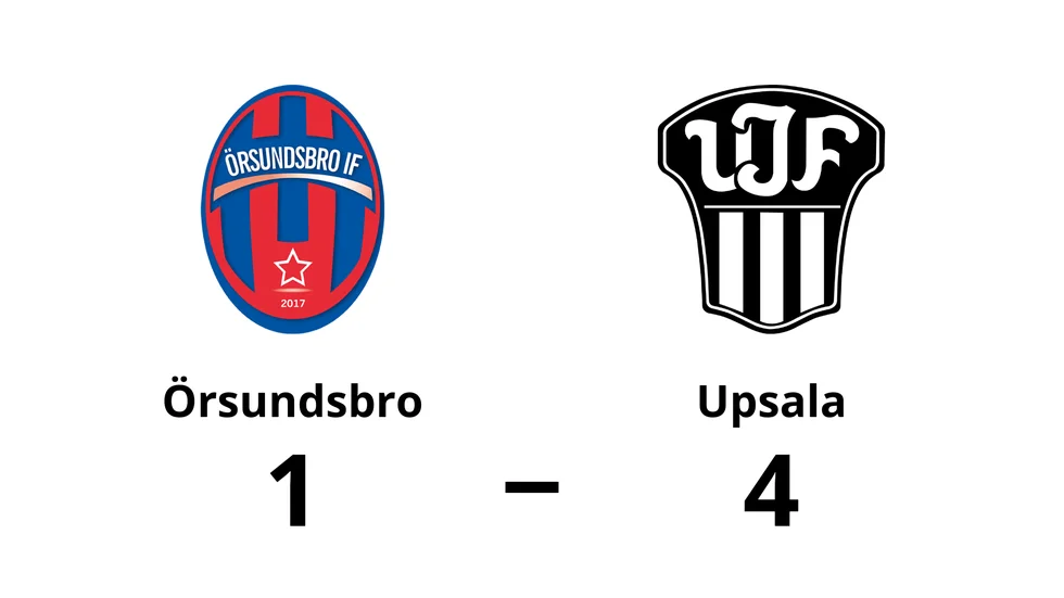 Örsundsbro IF förlorade mot Upsala IF Fotboll 2