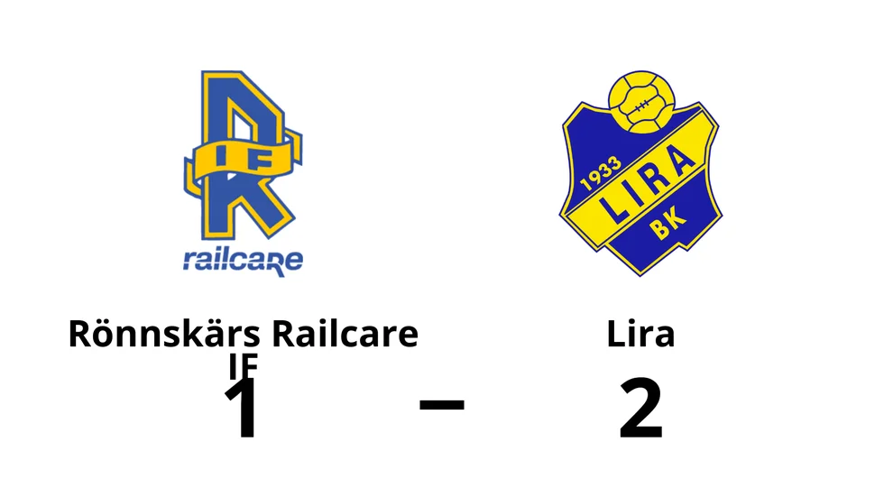 Rönnskärs Railcare IF förlorade mot Lira BK