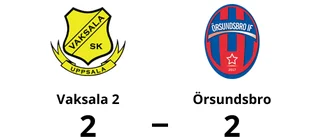 Örsundsbro fixade kryss borta mot Vaksala 2