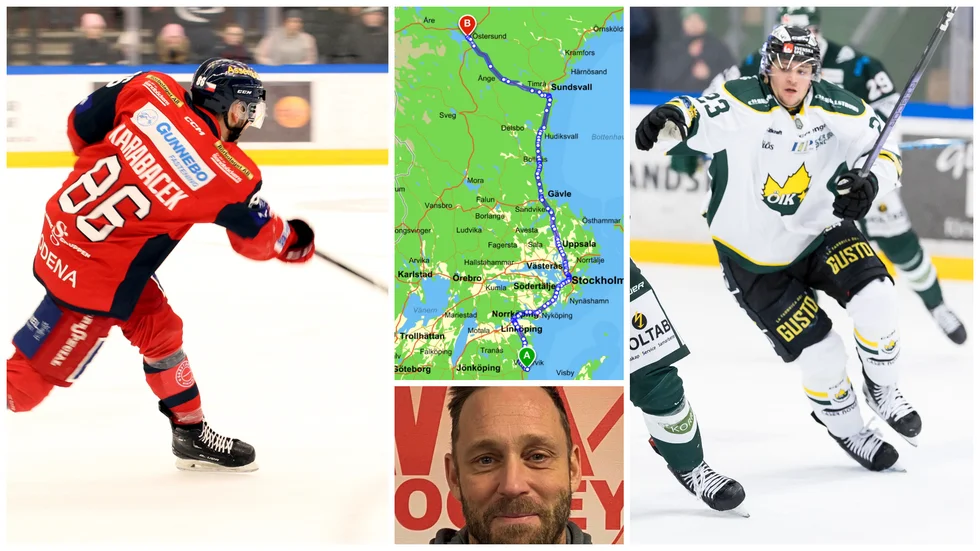 Västervik IK:s försäljningschef Fredrik Stoltz, infälld i mitten, konstaterar i det öppna brevet att kvalmatcherna mot Östersund innebär långa resor och hotellnätter. Detta samtidigt som man har ett tufft ekonomiskt läge.