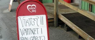 Bybor länge ovetande om otjänligt vatten