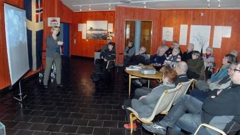 Maria Söderberg gick Nasaleden från Nasafjäll till Skellefteå förra sommaren. I lördags berättade hon om sina strapatser och visade bilder för Arjeplogsborna.