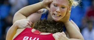 Jenny ute efter medalj