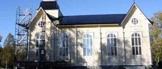 Nytt tak på Långträsk kyrka
