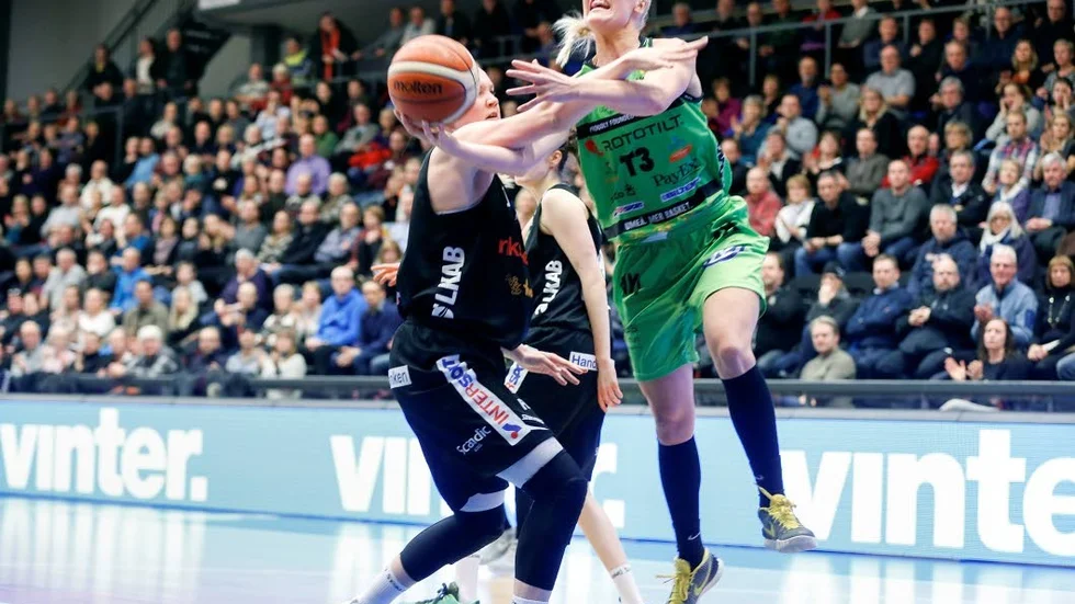 Frida Aili i en match mot Luleå den här säsongen.