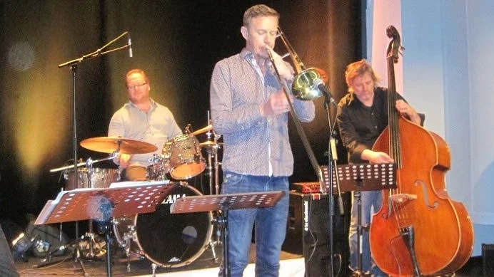 Bjöd på jazziga tongångar.