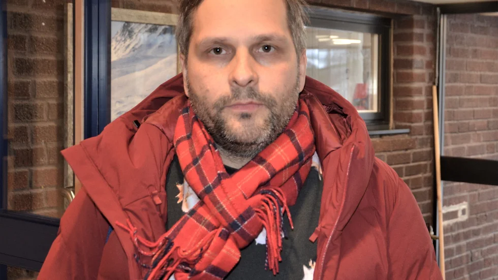 Henrik Blind från Jokkmokk kandidaerar till Europaparlamentet för Miljöpartiet i det stundande valet.