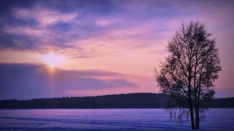Sista helgen i januari vid Piteälven.