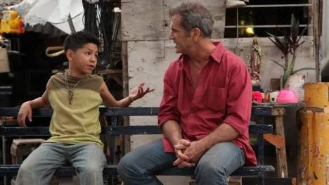 Kevin Hernandez och Mel Gibson.