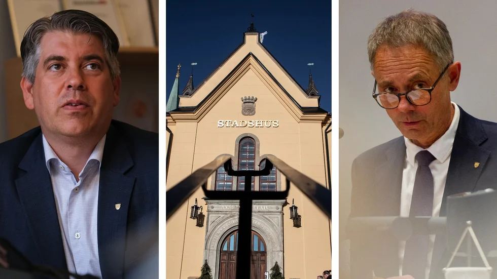 Både Niklas Borg (M) och Lars Vikinge (C) konstaterar att det är ovanligt komplicerat att få till ett nytt styre i Linköping. "Jag har aldrig varit med om att pågående förhandlingar spricker väldigt sent", säger Niklas Borg.