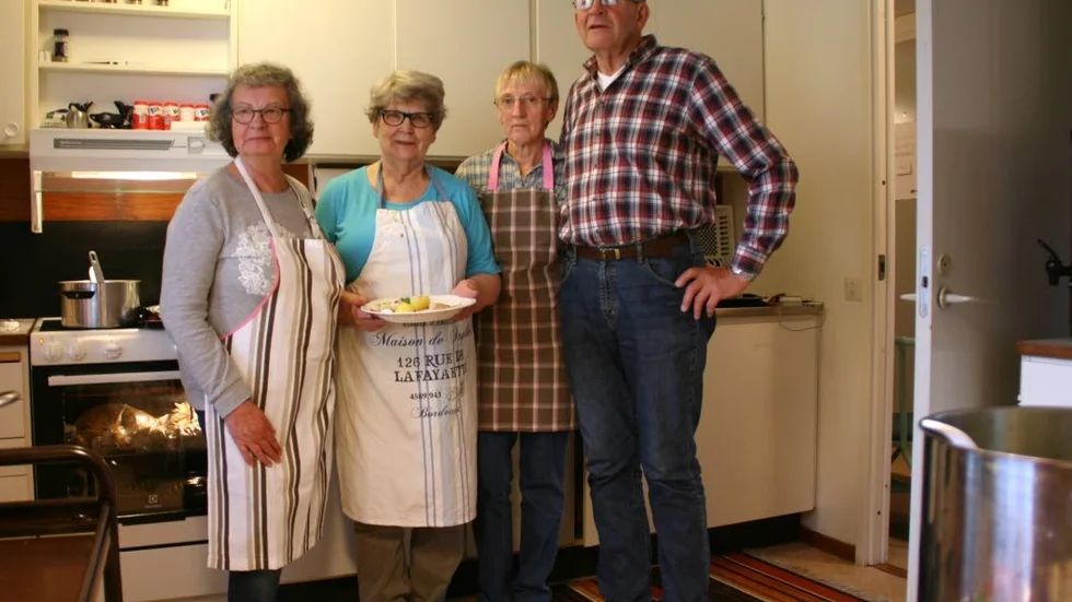 Grupp 4. Från vänster Louise Hansson, Ann-Marie Wallgren, Ragnhild Eriksson och Bo Wennberg.