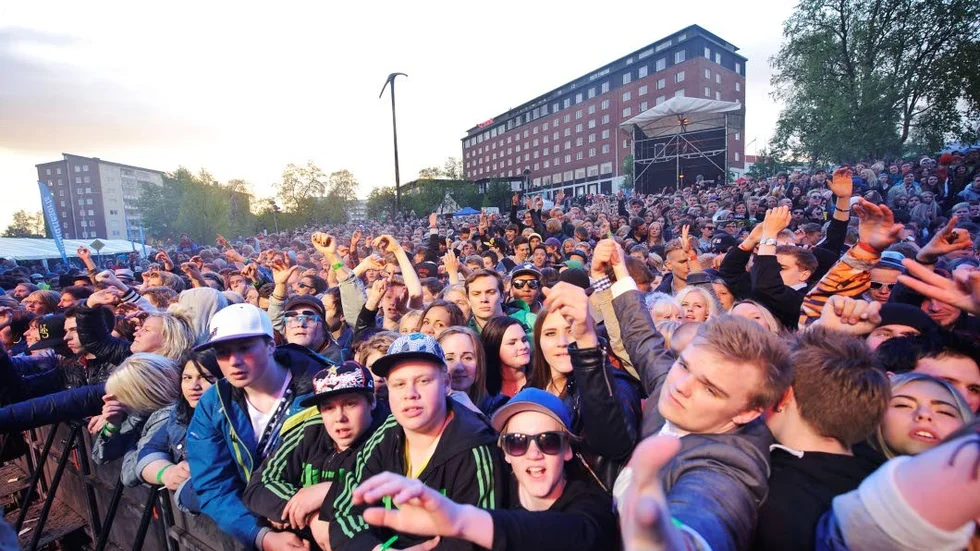 Fest. Kirunafestivalen blev en publiksucce med få incidenter att beklaga. – Det är den lugnaste festivalen jag upplevt, säger polisens insatschef Johan Hannu.