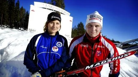 JSM. Terese Bergbom, Sävast, och Daniel Halvarsson, Boden, ska försvara färgerna i junior-SM.Foto: PETRA ISAKSSON