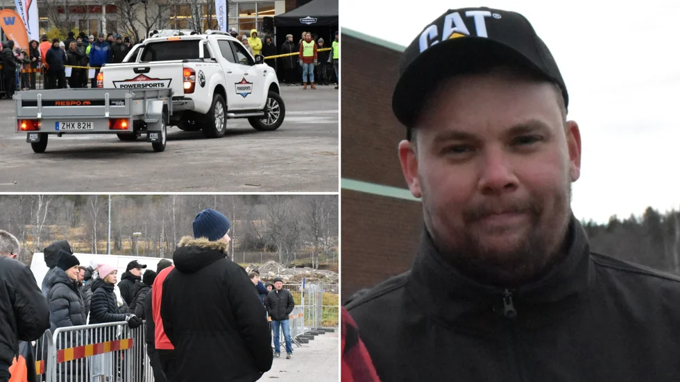Svenska Truckers-kändisen Anton Tapani segrade i backa med släp-tävlingen som hölls i samband med Hoojas konsert i Malmberget i lördags. "Jag jobbar med att backa med lastbil så nå har jag nerverna i styr", säger Anton. 