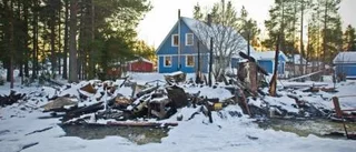 Läcka stoppade sökning efter innebränd