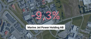 Dropp i resultatet för Marine Jet Power Holding