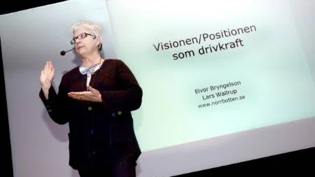 SÄTT ATT TÄNKA. Eivor Bryngelson, Attraktiv region, har samarbetat med kommunen för att hitta ett vinnande sätt att tänka.