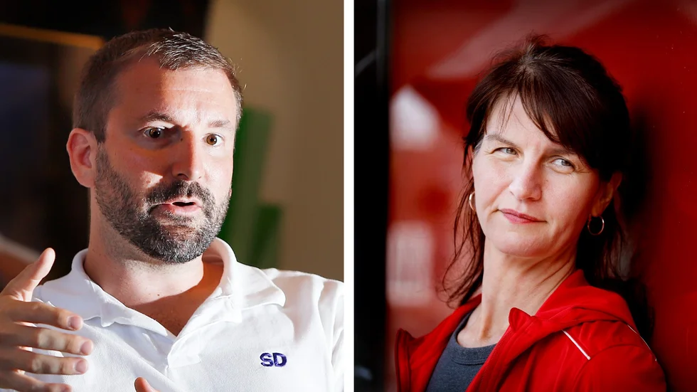Socialdemokraterna och Moderaterna hyllar själva det samarbete som partierna har i Eskilstuna. Oppositionens Kim Fredriksson (SD) och Maria Chergui (V) är långt ifrån lika positiva.