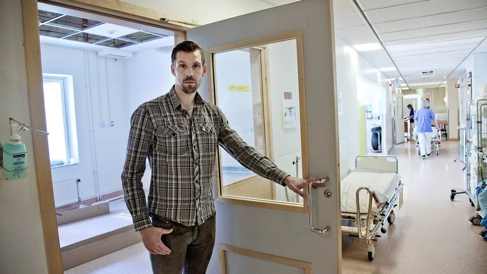 Bygger om. Mattias Morin menar att ombyggnationerna blir  bättre för både patienter och personalen.