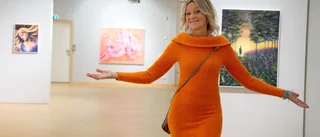 Monica Goosens vernissage var välbesökt: "Jag kommer avsluta med ett finissage och levande musik"