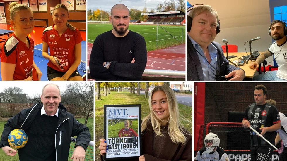 Skvallerspalten vecka 43. Läs om Anja Händén, Felicia Szerman och Västers BTK, om Elias Hanna i Maif och Mille Hamasaid i MFK, om Per Gullbrands nya roll, om Nora Törngrens beröm till förre tränaren Marcus Egnell, och om innebandyförbundets förslag på serieomläggning där Solfjäderstaden, på bilden Elias Hermansson, siktar mot åtminstone ettan.