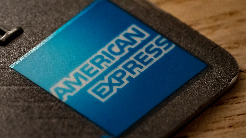 American Express presenterar delårsresultat. Arkivbild.