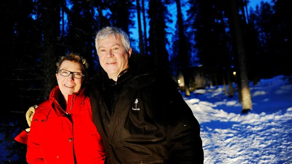 Årets formbärare. Britta och Kent Lindvall driver Treehotel i Harads och prisas nu av Svenk form.