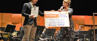 Han fick stipendium på 75 000 • Pengarna skulle ha finansierat konserthus i Trädgårdsföreningen