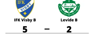 Seger för IFK Visby B på hemmaplan mot Levide B